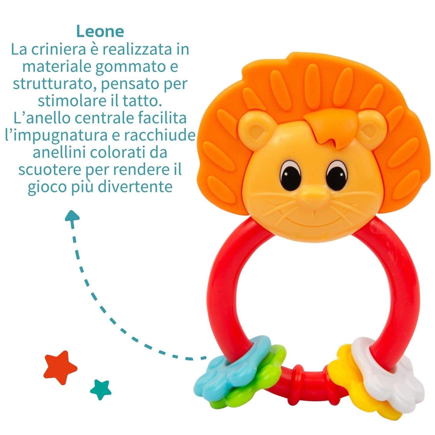 3-TEILIGES RASSSELSET – PRIMI‘ – GIOCHI PREZIOSI