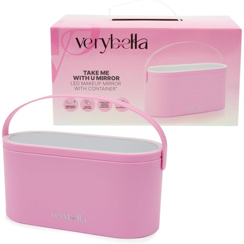 TROUSSE DE TOILETTE AVEC MIROIR "TAKE ME" - VERY BELLA