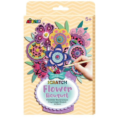 KRATZBILDER BOUQUET - BLUMEN - AVENIR