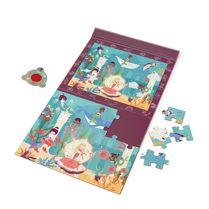 Magnetisches Sirenen-Entdeckungs-Puzzle - Rubbeln