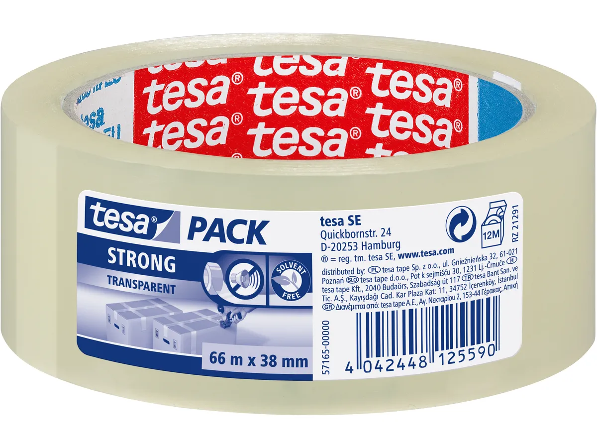 TRANSPARENTES VERPACKUNGSKLEBEBAND - TESA