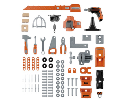 🟡 BLACK AND DECKER WERKSTÄTTE - SMOBY -BESTSELLER