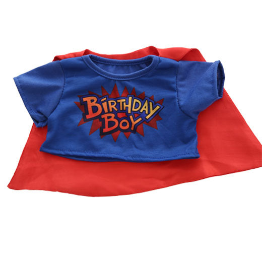 GEBURTSTAGS-HELDENJUNGEN-OUTFIT – 40CM – MAKE A TEDDY