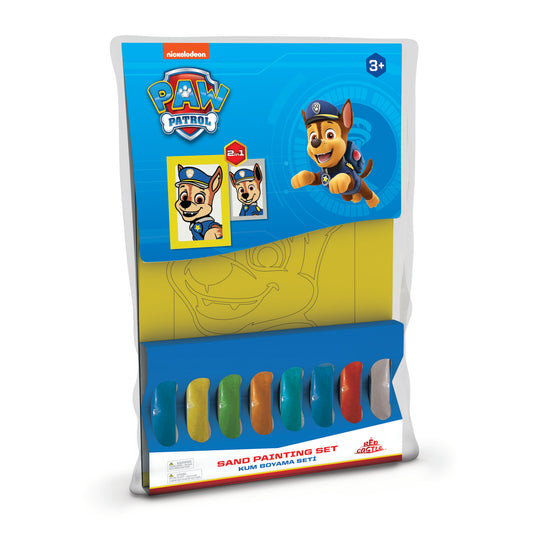 PEINTURE SUR SABLE PAT' PATROUILLE - CHÂTEAU ROUGE