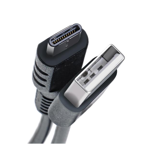 CABLE USB/ USB-C BLACK - CELLY