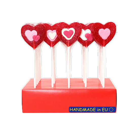 LOLLIPOP SAURE HERZ SUGARDECO