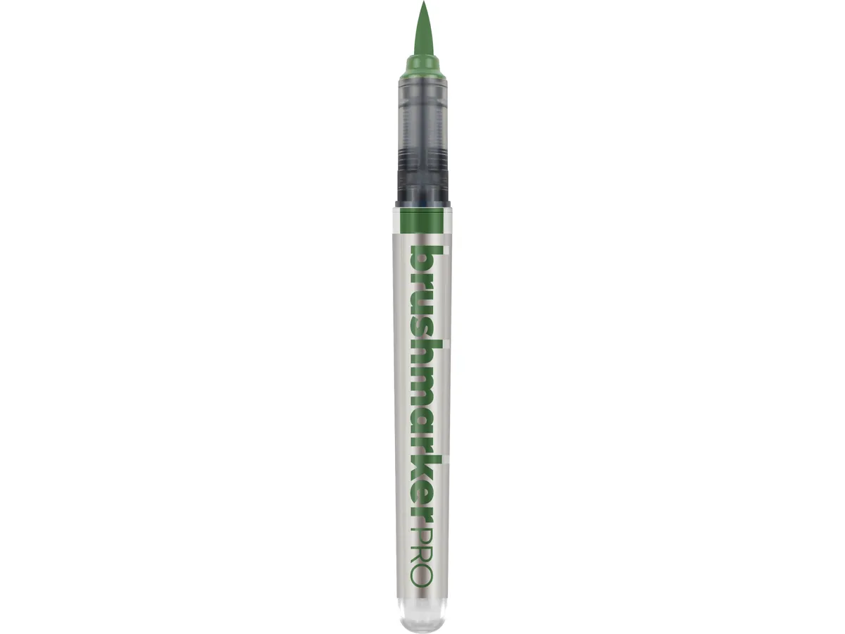 BRUSHMARKER VERDE OLIVA - KARIN