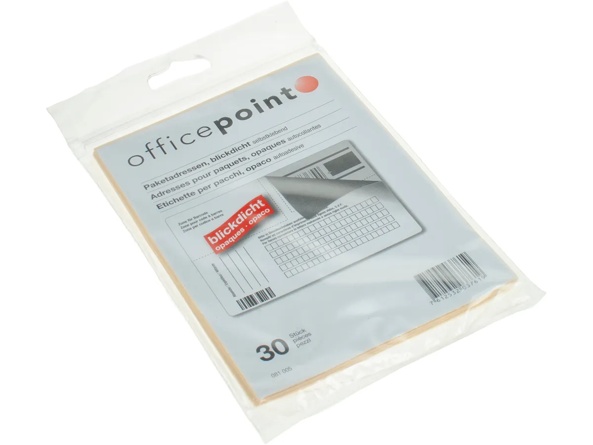 ETICHETTE PER PACCHI PACK DA 30 - OFFICE POINT