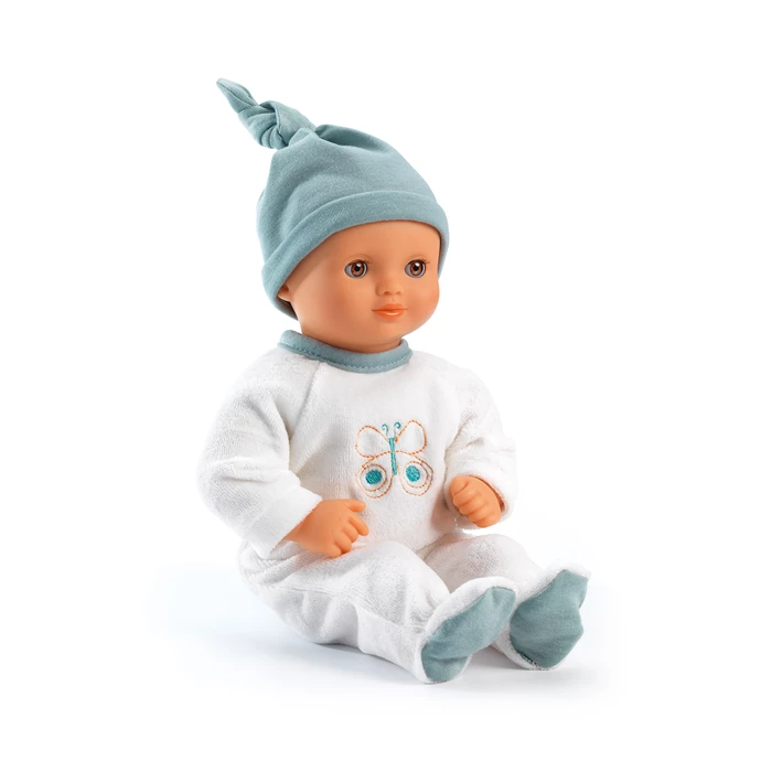 PUPPE IM BLAUEN PYJAMA 32 CM - POMEA BY DJECO