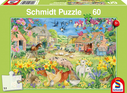 PUZZLE MA PETITE FERME 60 PIÈCES - SCHMIDT