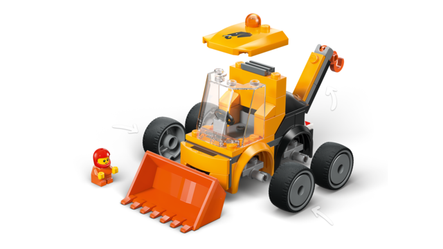 PELLE MÉCANIQUE DE CHANTIER - CITY 60483 - LEGO