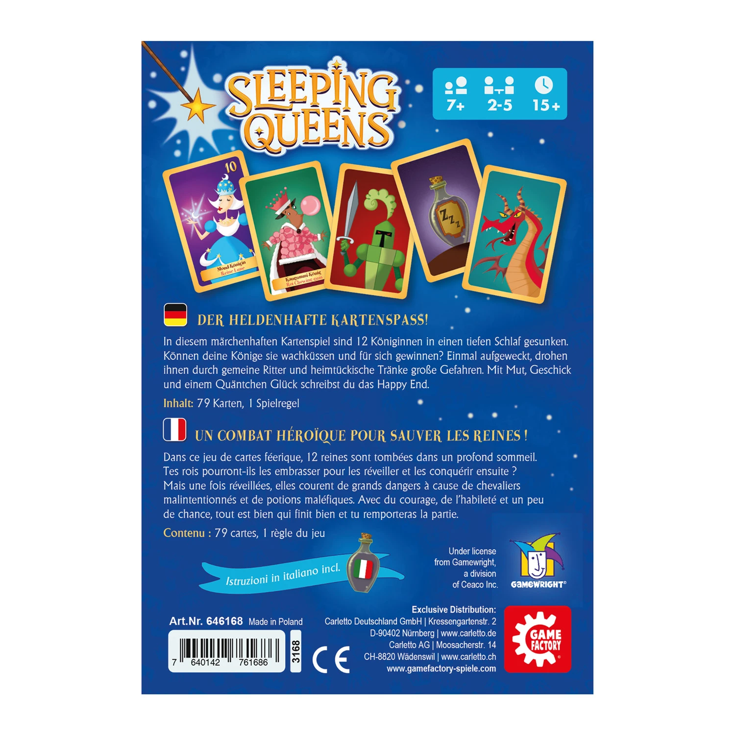 SLEEPING QUEENS - GAME FACTORY - MEHRSPRACHIG
