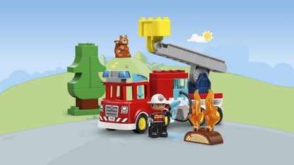 CAMION DE POMPIER ET LANCE - DUPLO 10473 - LEGO
