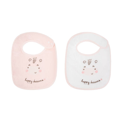 2ER LÄTZCHEN-SET - HIPPO DREAMS PINK - KIKKABOO