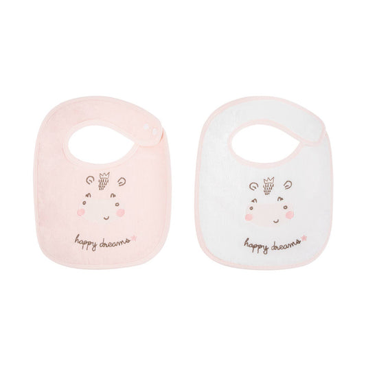 2ER LÄTZCHEN-SET - HIPPO DREAMS PINK - KIKKABOO