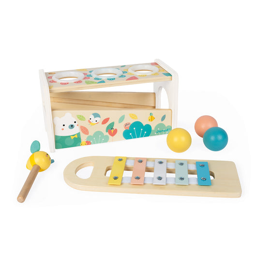 2-IN-1-SPIELZEUG MIT XYLOFON – JANOD