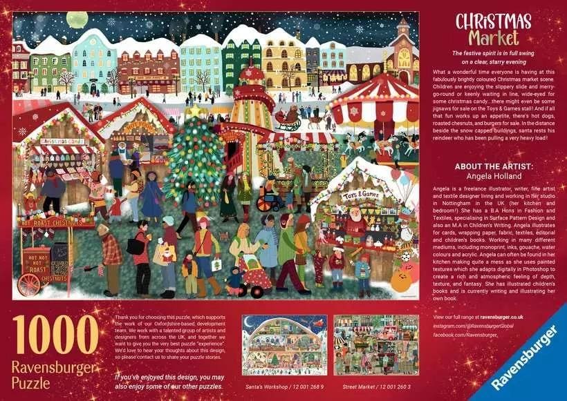 WEIHNACHTSMARKT-PUZZLE - 1000 TEILE - RAVENSBURGER