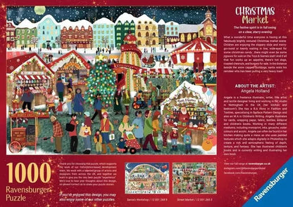 WEIHNACHTSMARKT-PUZZLE - 1000 TEILE - RAVENSBURGER