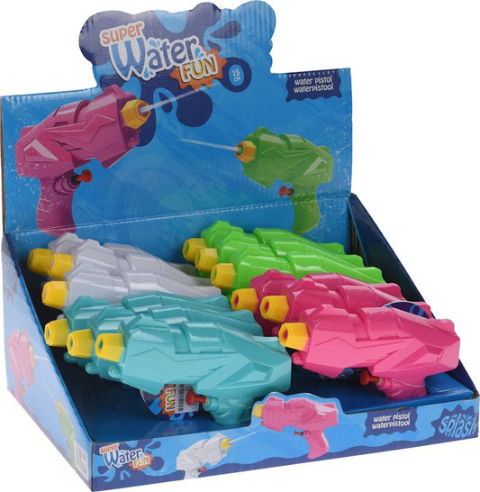 PISTOLA AD ACQUA 15CM COLORI ASSORTITI