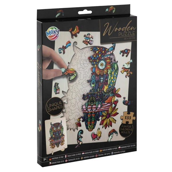 HOLZPUZZLE EULE – 133 TEILE