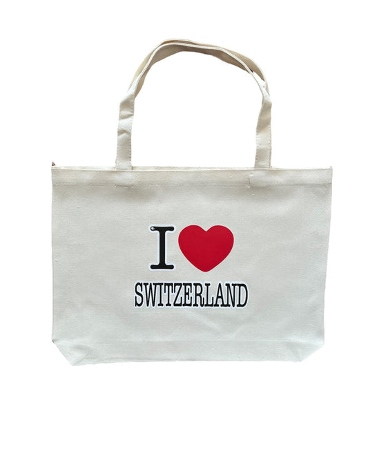 STOFFTASCHE "I LOVE SUISSE" SOUVENIR