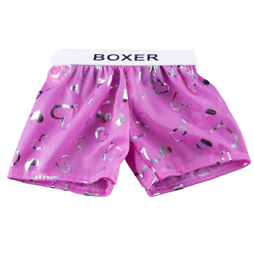PINK BOXER SATIN-OUTFIT - 40CM - MACH EINEN TEDDY