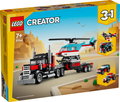 CAMION AVEC HÉLICOPTÈRE CREATOR 31146 - LEGO