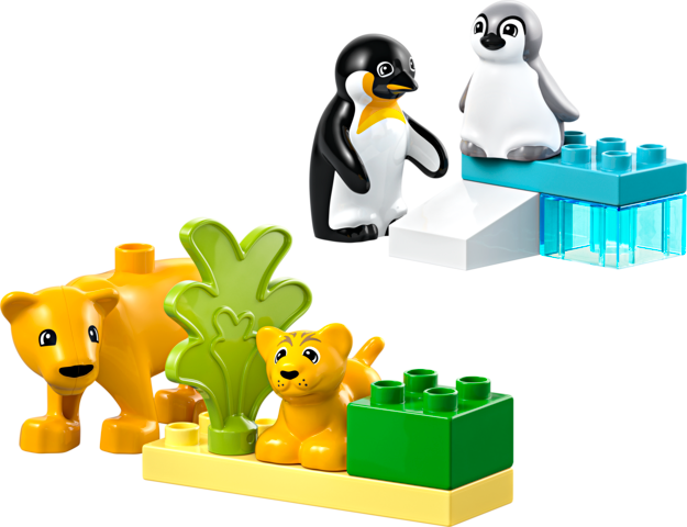 FAMILLES D'ANIMAUX : LIONS ET PINGOUINS - DUPLO 10442 - LEGO