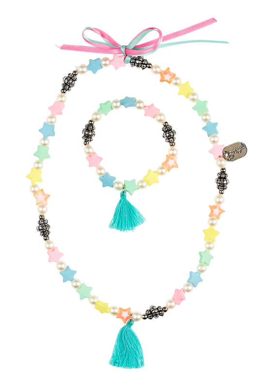 SCHMUCKSET HALSKETTE UND ARMBAND ALEJANDRA STERNE - SOUZA