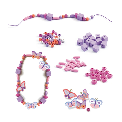 PERLES EN BOIS PAPILLON - DJECO