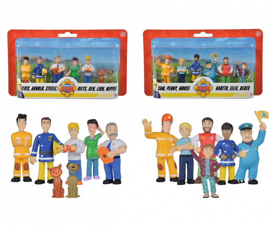 FIGUREN-SET 6-FACH SORTIERT SAM FEUERMANN - SIMBA TOYS