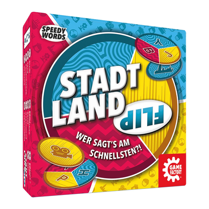STADT LAND FLIP - GAME FACTORY - MEHRSPRACHIG