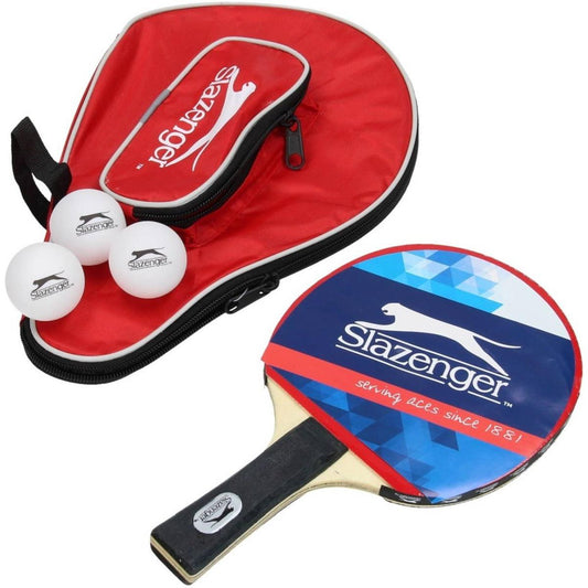 TISCHTENNISSCHLÄGER- UND BÄLLE-SET – SLAZENGER