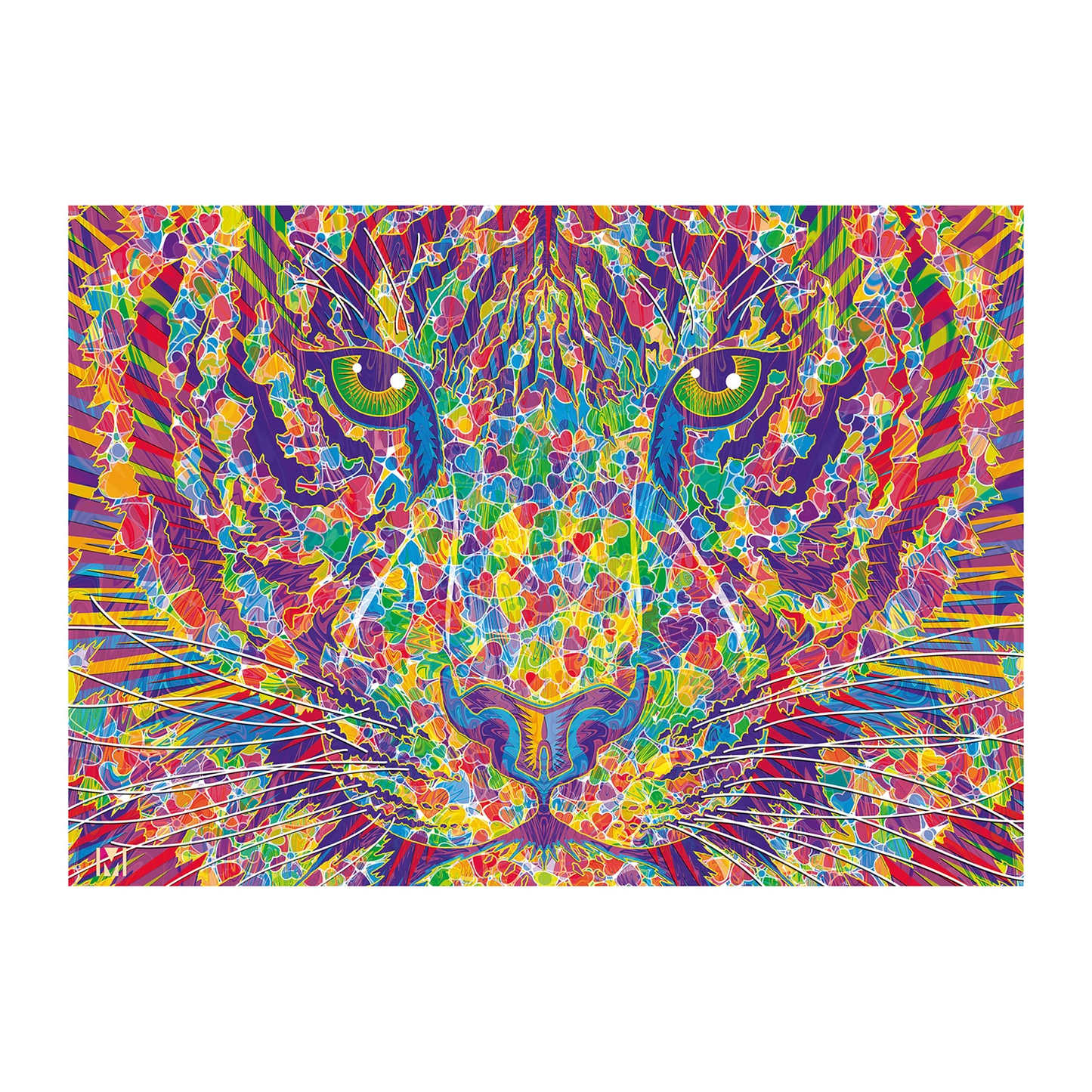 PUZZLE TIGRE AU CŒUR SAUVAGE 2000 PIÈCES - SCHMIDT