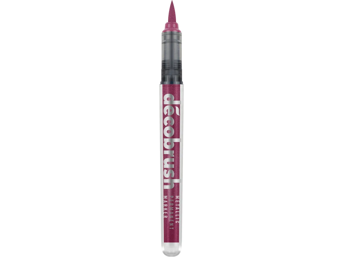 PENNA DECO BRUSH METALLICA ROSA - KARIN
