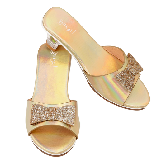 GOLDENER ABSATZSCHUH GR. 30/31 - SOUZA