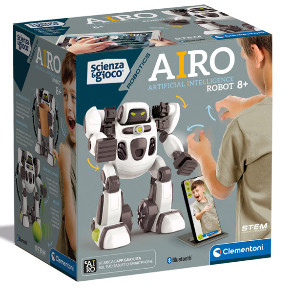🟡 AIRO, MEIN KI-ROBOTER – ITALIENISCH – CLEMENTONI – BESTSELLER
