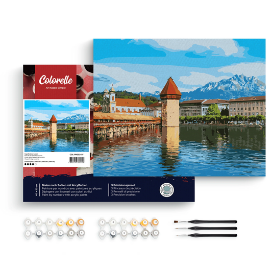 KAPELLBRÜCKE LUZERN – MALEN NACH ZAHLEN – COLORELLE
