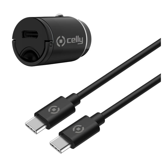 ULTRA KOMPAKTES KFZ-MINILADEGERÄT USB TYPE-C + LIGHTNING – CELLY