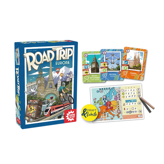 ROAD TRIP EUROPA - GAME FACTORY - MEHRSPRACHIG