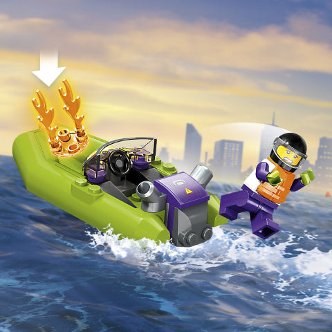 BATEAU DE SECOURS DES POMPIERS - CITY FIRE 60373 - LEGO