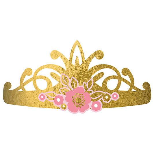 8 CORONE PRINCIPESSA - AMSCAN