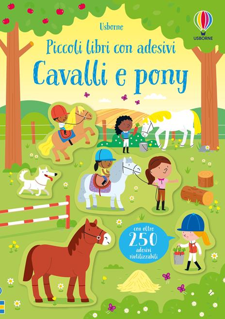 STICKERBUCH PFERDE UND PONYS - FARBIGE AUSGABE - BUCH