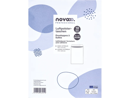 WEISSE GEPOLSTERTE UMSCHLÄGE 170X225 10ER-PACK – NEUHEIT