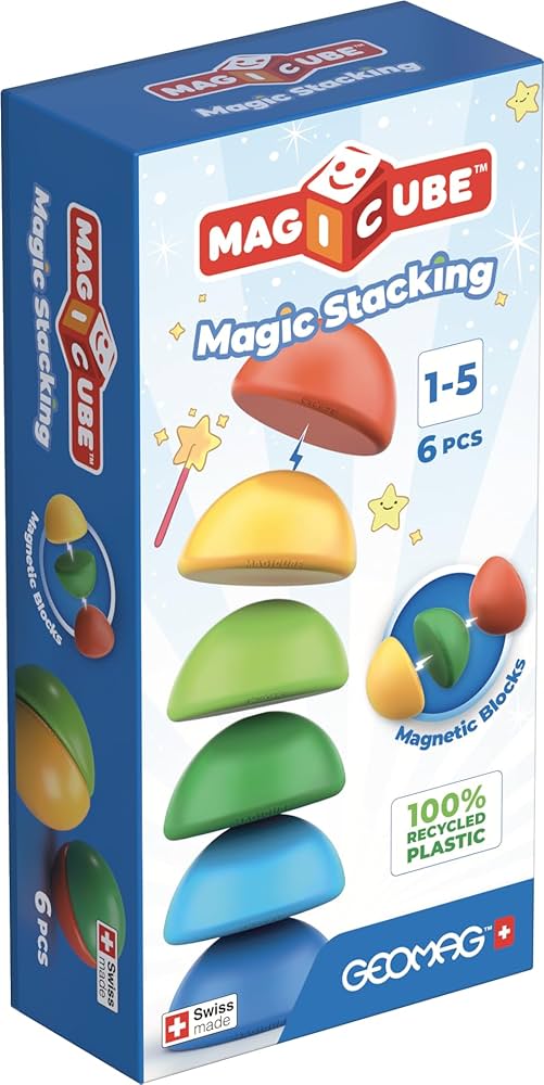 060 MAGICUBE BLOCKS STACKING 6 - GEOMAGWORLD