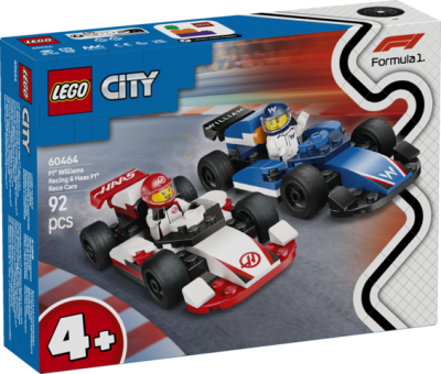 VOITURES DE COURSE WILLIAMS & HAAS - CITY F1 60464 - LEGO