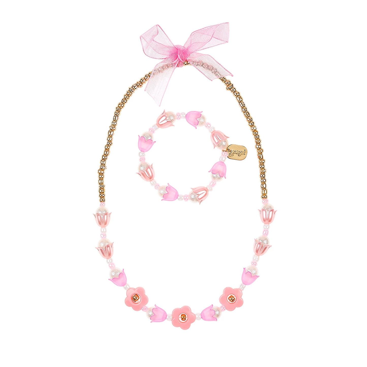 SCHMUCKSET HALSKETTE UND ARMBAND ANNEFLEUR FLOWERS - SOUZA