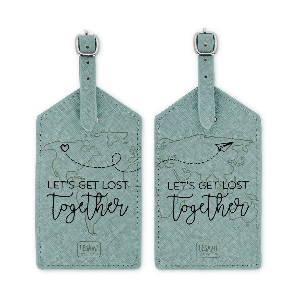 LOT DE 2 ÉTIQUETTES DE BAGAGE - LEGAMI