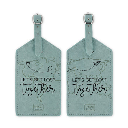 LOT DE 2 ÉTIQUETTES DE BAGAGE - LEGAMI