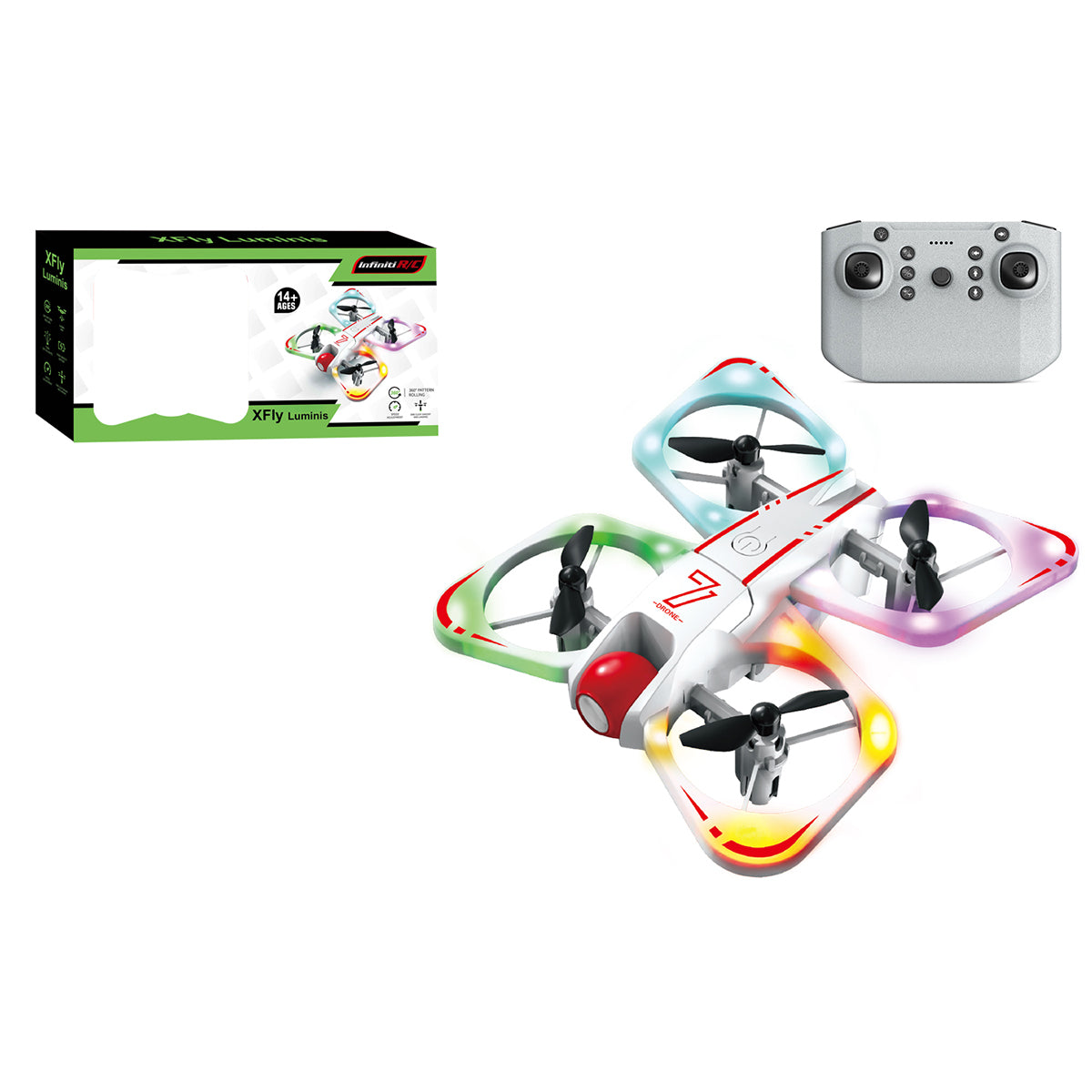RC XFLY DROHNE 2.4G – FERNGESICHERT MIT FERNBEDIENUNG